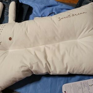 Choc Chick Plush White Pillow